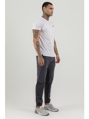 Airlife Sportswear Erkek Lastik Paçalı Eşofman Altı Titanyum