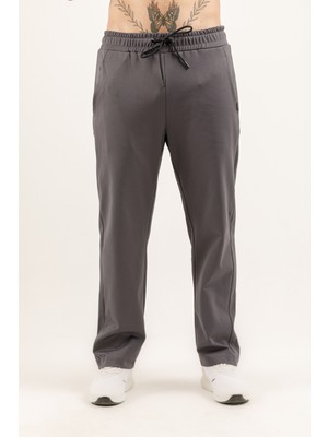 Airlife Sportswear Erkek Bol Kesim Eşofman Altı Füme