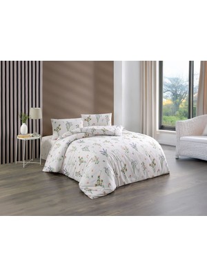 Bella Home Kristal Çift Kişilik Ranforce Nevresim Takımı - 4 Parça - %100 Pamuk - Orijinal Lüks Kutu