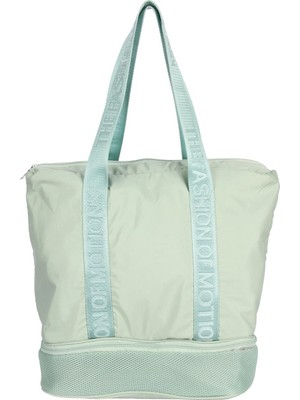 Set Jones Kadın Kumaş Ayakkabı Bölmeli Spor Omuz Çantası