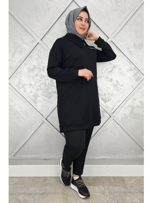 Pys Giyim Kadın Fermuar Detaylı Tesettür Tunik