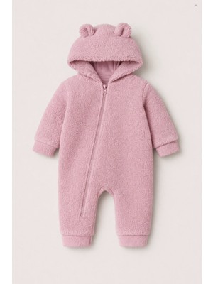 Bubito Peluş Unisex Bebek Çocuk Uyku Tulumu Welsoft-Pembe