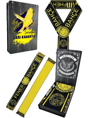 Fenerbahçe Unısex The Legend Sınce 1907 Dokuma Atkı Uv Hediyelik Kutu