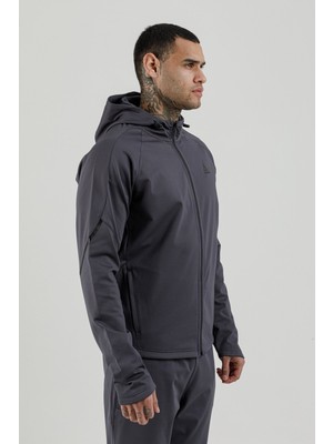Airlife Power 22 Cr Line Tam Boy Fermuarlı Erkek Kapüşonlu Sweatshirt Füme