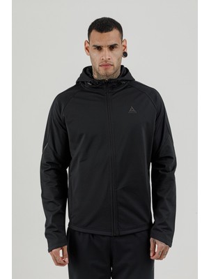 Airlife Power 22 Cr Line Tam Boy Fermuarlı Erkek Kapüşonlu Sweatshirt Siyah