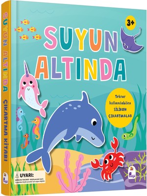 İndigo Çocuk Silikon Çıkartmalı – Suyun Altında - Holly Morris (Tekrar Kullanılabilen Sticker Kitabı)