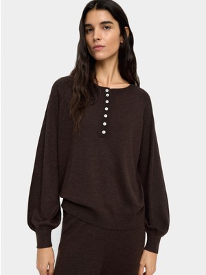 Parfois Düğmeli Örme Kazak