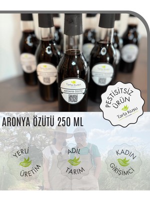 Aronya Özütü 250 ml (Tarla Kuşu, Doğal Tarım, Şeker Ilavesiz, Katkısız)
