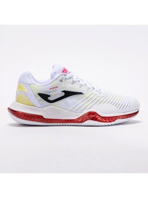 Joma Point Lady Kadın Tenis Ayakkabısı TPOILW2502C Beyaz Toprak Kort İçin Yüksek Performans