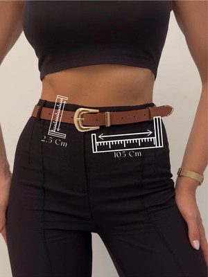 Fiori Köprü Toka Uç Takım Kadın Pantolon Kemeri, Ceket Kemeri, Elbise Kemeri, Gömlek Kemeri