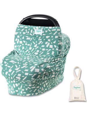 Zuppers  Fonksiyonel Puset ve Emzirme Örtüsü - Nil - Kese Hediyeli