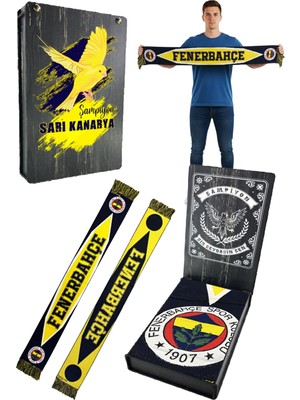 Fenerbahçe Unisex 6 Renkli Logolu Dokuma Uv Hediyelik Kutu