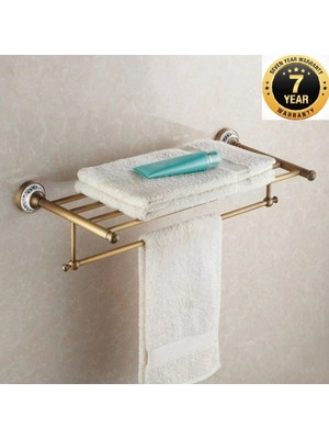 OEM Banyo Büyük Havlu Rafı Yeni Model Beşli Havlu Bar 7 Yıl Garantili Ithal