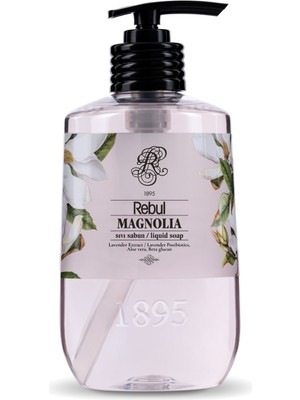 Rebul Magnolia 500 ML Sıvı Sabun Çiçek Kokusuyla Tüm Ciltler İçin Nazik Temizlik