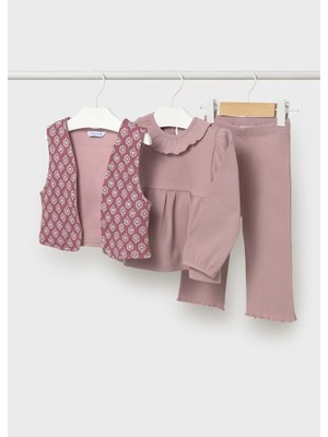 Mayoral Kız Bebek Pantolon Yelek Takım 2593