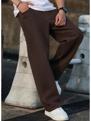 Wekame Erkek Baggy Fit Denim Jean Pantolon