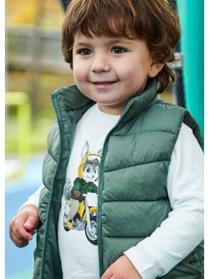 Mayoral Uzun Kollu Erkek Bebek T-Shirt Pamuk Siyah Normal Kesim Günlük Stil