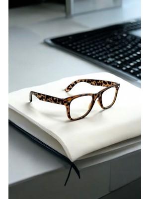 Ren Eyewear Unisex Çapraz Kesim Wayf Parlak Klasik Mavi Işık Korumalı Ekran Gözlüğü Blue Block
