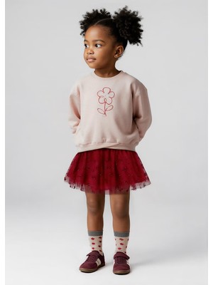Mayoral Kız Çocuk Etek Sweatshirt Takım 4936