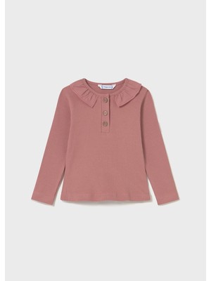 Mayoral Fırfırlı Yakalı Kız Çocuk T-Shirt 2112