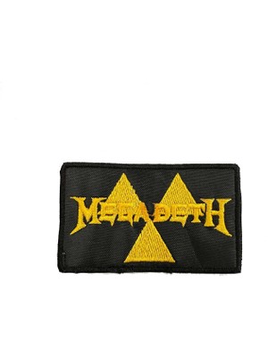 Zepplin Giyim Megadeth Nuclear Radioactive Patch Yama Nakış