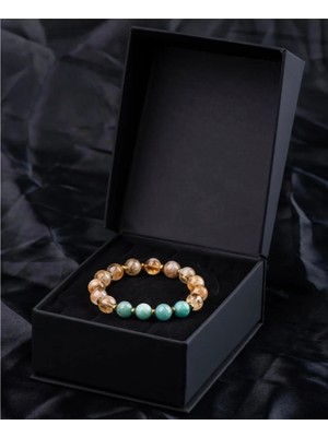 Altınsoy Tesbih Yeşim Taşı, Kaplan Gözü & Hematit Unisex Doğal Taş Bileklik