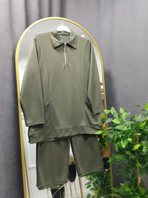 Nisa Butik Giyim Yaka Femuarlı Takım