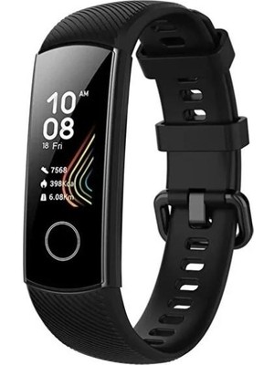 Mi7a Honor Band 4 / Band 5 Akıllı Saat Uyumlu Sportif Çizgili Silikon Kordon/kayış