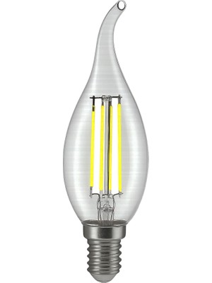 Orbus Rustik Kıvrık Tc3 4W E14 LED Filament Ampul | 2700K Sıcak Işık