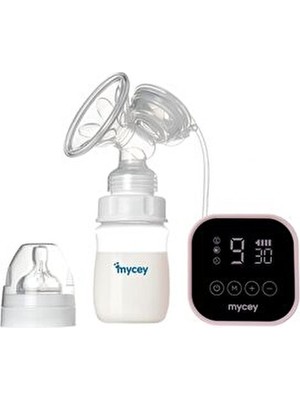 MYCey Mycey Elektrikli Göğüs Pompası Şarjlı Silikon Malzemeden Ultra Sessiz Kullanım İmkanı