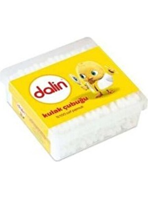 Dalin Kulak Çubuğu  Pamuk Yumuşaklığı ile 100'lü Bebeğinizin Kulak Temizliği için Güvenli