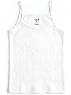 Öts Kız Çocuk Atlet Ribana Ince Askılı (%100 Pamuk)