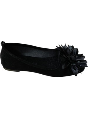 Güven Kundura Kadın E V Içi Süet Taşlı Tokalı Babet