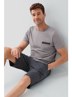 Arnetta Erkek Gri Pijama Takımı