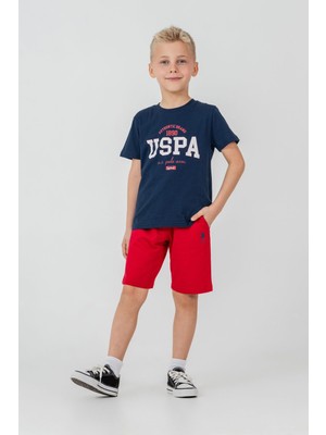 U.s. Polo Assn. Erkek Çocuk Lacivert Bermuda Takım