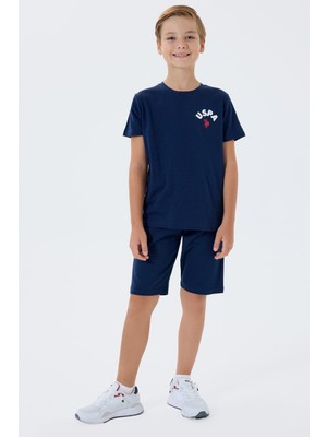 U.s. Polo Assn. Erkek Çocuk Lacivert Bermuda Takım