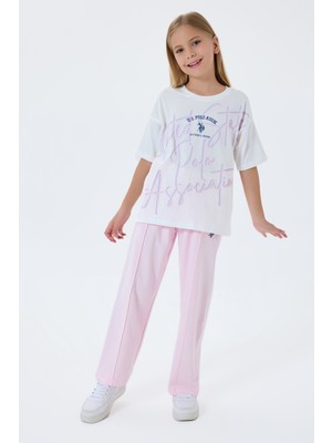 U.s. Polo Assn. Kız Çocuk Pembe Pijama Takım
