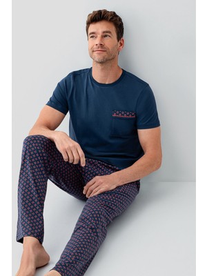 Arnetta Erkek Lacivert Pijama Takım
