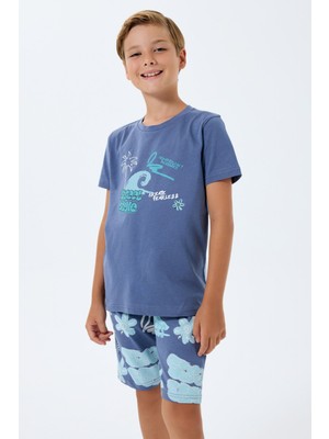 Rolypoly Erkek Çocuk Lacivert Bermuda Takım