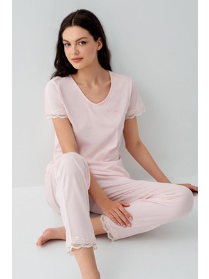 Pierre Cardin Kadın Pembe Pijama Takımı