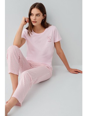 Pierre Cardin Kadın Pembe Pijama Takım