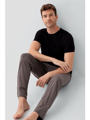 Arnetta Erkek Siyah Pijama Takım