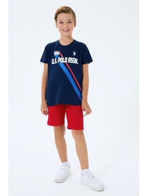 U.s. Polo Assn. Erkek Çocuk Lacivert Bermuda Takım