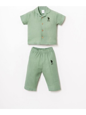 U.S. POLO ASSN U.s Polo Assn. Erkek Bebek Yeşil Takım