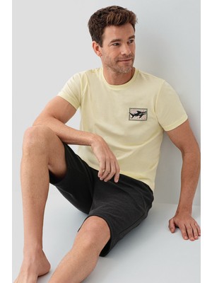 Arnetta Erkek Sarı Bermuda Takım