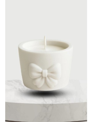 Japon Kiraz Çiçeği Kokulu Beton Mum - Ev Yapımı Dekoratif & Hediyelik Mum