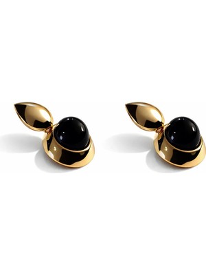 New Obsessions Black Glow Sallantılı Kadın Küpe