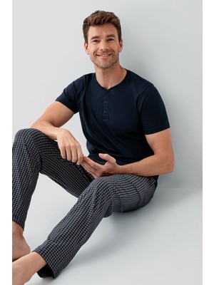 Arnetta Erkek Lacivert Pijama Takım