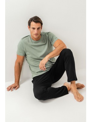 Arnetta Erkek Yeşil Pijama Takımı