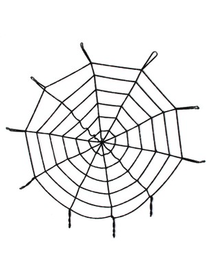 Selfbuysell Halloween Cadılar Bayramı Örümcek Ağ Dekor Siyah 1.5 Metre (5324)